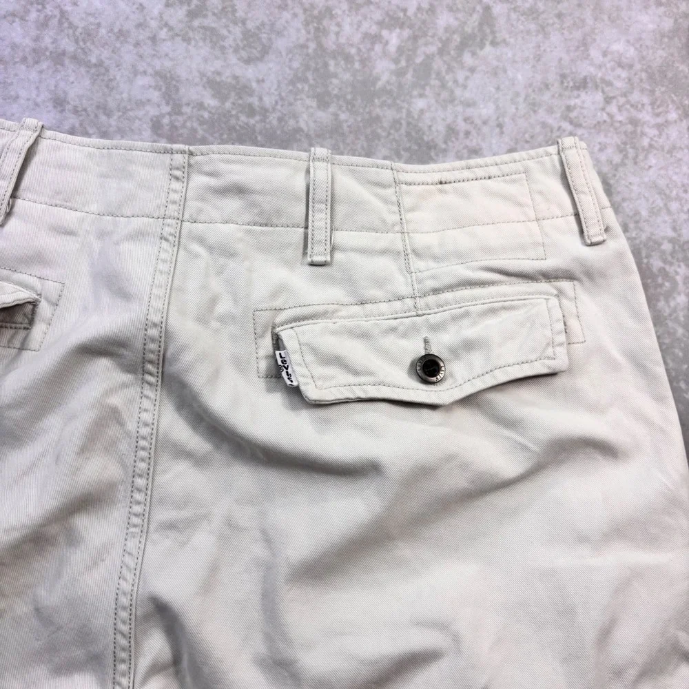 Levi's Men's White Cargo Shorts W34 Utility Y2K Streetwear